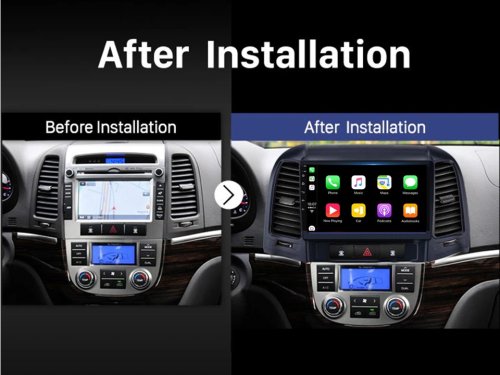 Штатная магнитола FORS.auto M400 для Hyundai Santa Fe (4+64Gb, 9") 2006-2012