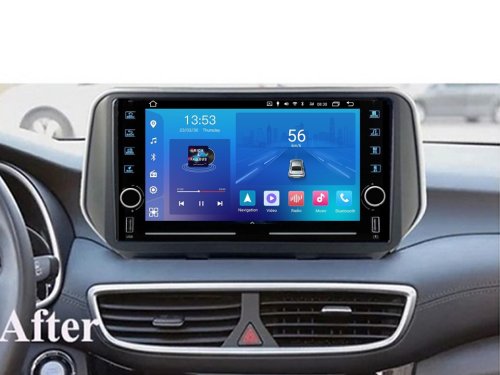 Штатная магнитола FORS.auto K400 для Hyundai Santa Fe (4+64Gb, 9") 2018+