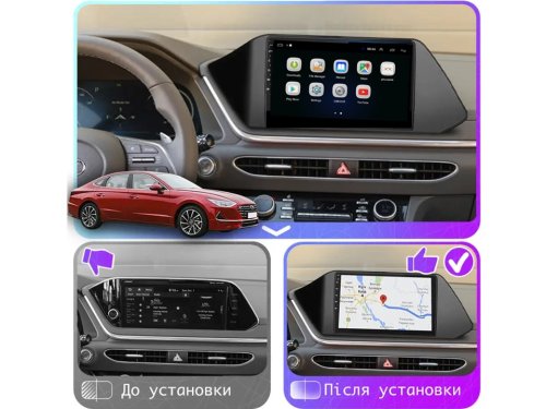 Штатная магнитола FORS.auto M400 для Hyundai Sonata (4+64Gb, 10") 2019-2020