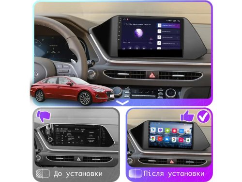 Штатна магнітола FORS.auto M600 для Hyundai Sonata (6+128Gb, 10") 2019-2020