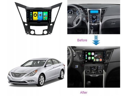 Штатная магнитола FORS.auto K400 для Hyundai Sonata 8 (4+64Gb, 8") 2010-2015