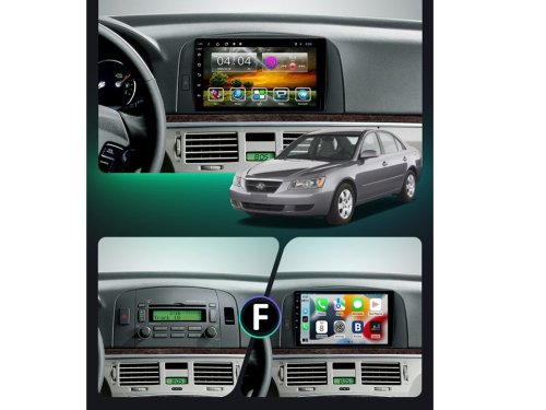 Штатная магнитола FORS.auto M400 для Hyundai Sonata/NF (4+64Gb, 9") 2004-2008