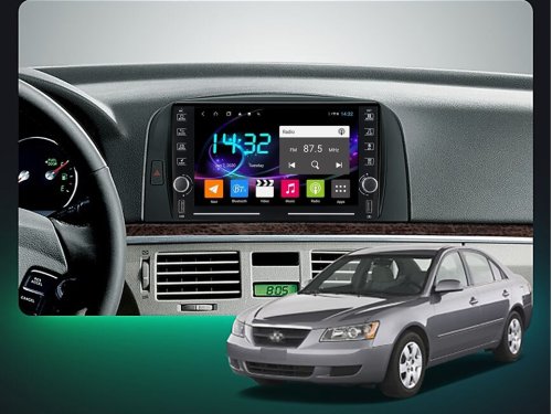 Штатна магнітола FORS.auto K150 для Hyundai Sonata/NF (2+32Gb, 8") 2004-2008