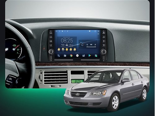 Штатна магнітола FORS.auto K400 для Hyundai Sonata/NF (4+64Gb, 8") 2004-2008