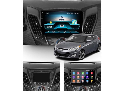 Штатна магнітола FORS.auto M400 для Hyundai Veloster (4+64Gb, 9") 2011-2017