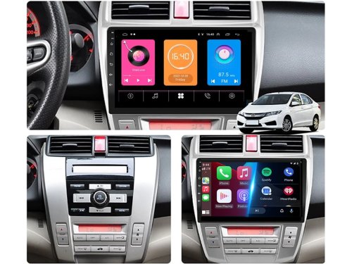 Штатная магнитола FORS.auto M500 для Honda City (4+64Gb, 10", Auto AC) 2008-2011