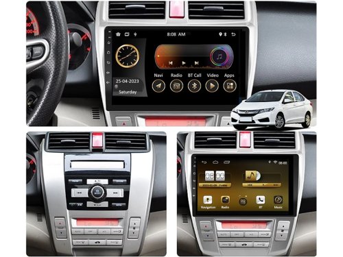 Штатна магнітола FORS.auto M600 для Honda City (6+128Gb, 10", Auto AC) 2008-2011