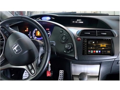 Штатна магнітола FORS.auto M400 для Honda Civic (4+64Gb, 9") 2005-2011