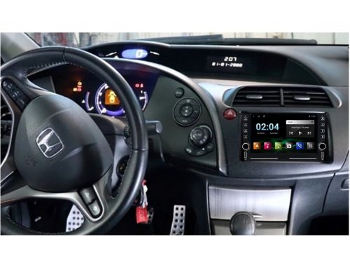 Штатна магнітола FORS.auto K400 для Honda Civic (4+64Gb, 8") 2005-2011