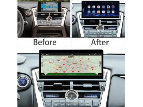 Штатная магнитола FORS.auto SHM для Lexus NX (8+64Gb, 10.25", U8NZ) 2014-2017