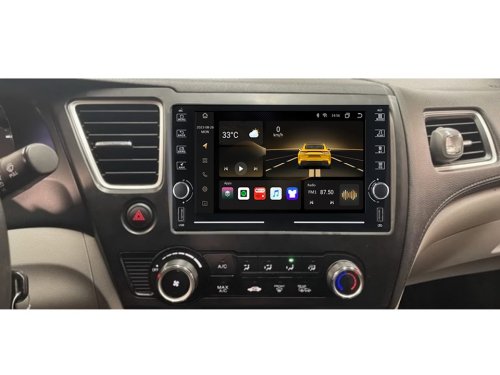 Штатна магнітола FORS.auto K400 для Honda Civic (4+64Gb, 8") 2013-2016