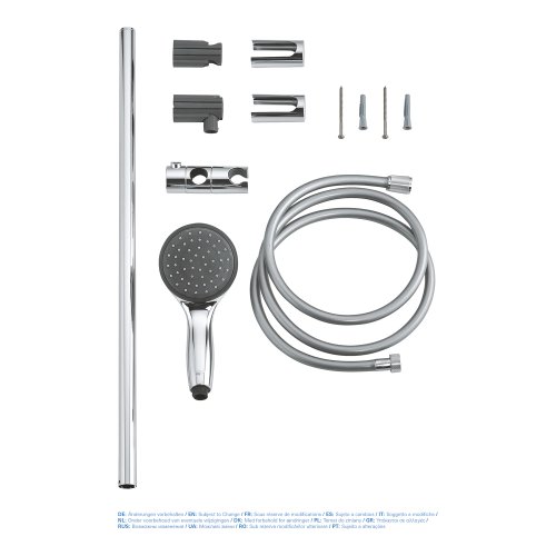 Душевой набор Grohe QuickFix Vitalio Start 100 с термостатическим смесителем Grohe QuickFix Precision Flow