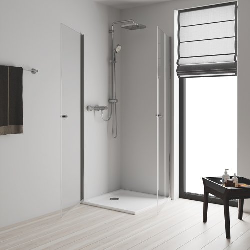 Душевая система Grohe Tempesta Cosmopolitan System 250 Cube с термостатическим смесителем для душа Grohe QuickFix Precision Get