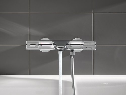 Душова система Grohe Tempesta Cosmopolitan System 250 Cube з термостатичним змішувачем для ванни QuickFix Precision Feel