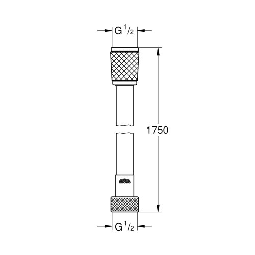 Шланг для душа Grohe VitalioFlex Trend 1750 мм 28742002
