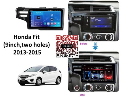 Штатная магнитола FORS.auto FS 2 ULTRA для Honda FIT (Two holes) 2013-2015