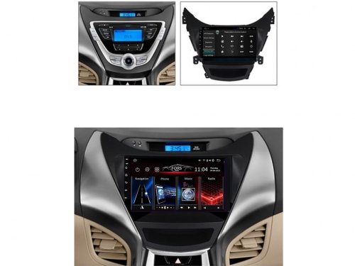 Штатна магнітола FORS.auto FS 2 ULTRA для Hyundai Elantra (2+32Gb, 9") 2011-2013