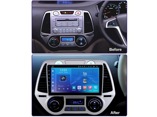 Штатная магнитола FORS.auto FS 2 ULTRA для Hyundai I20 (2+32Gb, 9") 2008-2012