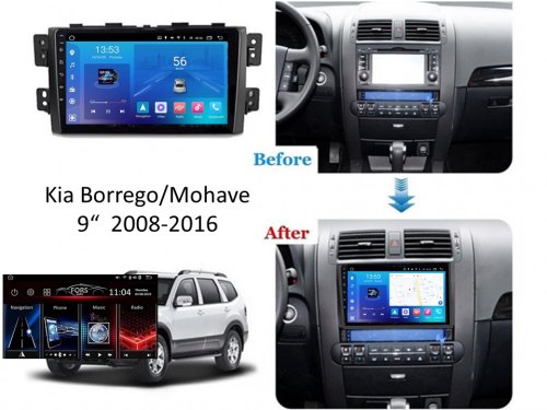 Штатная магнитола FORS.auto FS 2 ULTRA для Kia Borrego/Mohave (2+32Gb, 9") 2008-2016