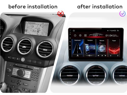 Штатная магнитола FORS.auto FS 2 ULTRA для Opel Antara (9 inch) 2008-2013