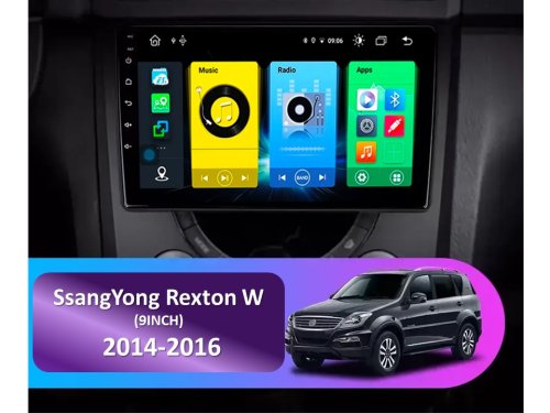 Штатная магнитола FORS.auto FS 2 ULTRA для SsangYong Rexton W (9 inch) 2014-2016