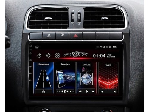 Штатная магнитола FORS.auto FS 2 ULTRA для Volkswagen Polo (9 inch, black) 2014+