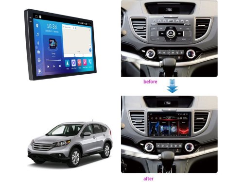 Штатная магнитола FORS.auto FS 4 MAX для Honda CRV (4+32Gb, 9") 2012-2017