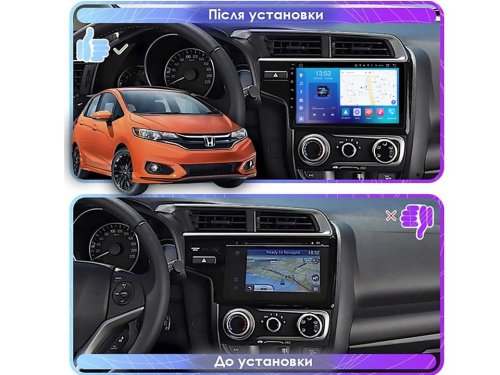 Штатная магнитола FORS.auto FS 4 MAX для Honda Fit (4+32Gb, 10") 2014-2020