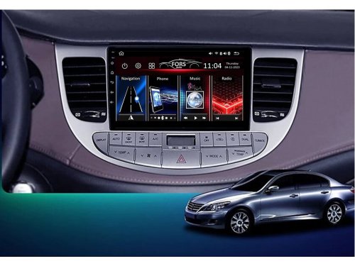 Штатная магнитола FORS.auto FS 4 MAX для Hyundai Genesis (4+32Gb, 9") 2008-2013