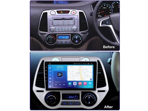 Штатная магнитола FORS.auto FS 4 MAX для Hyundai I20 (4+32Gb, 9") 2008-2012