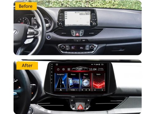 Штатная магнитола FORS.auto FS 4 MAX для Hyundai i30 (4+32Gb, 9") 2017-2019