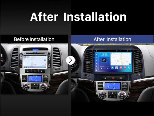 Штатная магнитола FORS.auto FS 4 MAX для Hyundai Santa Fe (4+32Gb, 9") 2006-2012