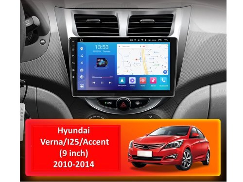 Штатная магнитола FORS.auto FS 4 MAX для Hyundai Verna/I-25/Accent (4+32Gb, 9") 2010-2014