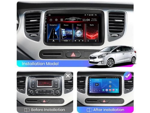 Штатна магнітола FORS.auto FS 4 MAX для Kia Carens (4+32Gb, 9") 2013-2018