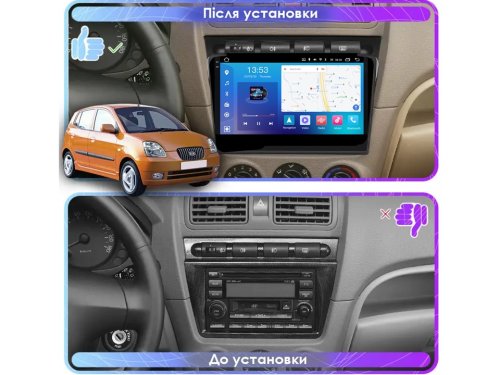 Штатна магнітола FORS.auto FS 4 MAX для Kia Optima (4+32Gb, 9") 2004-2007