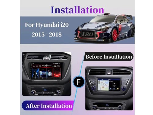 Штатная магнитола FORS.auto FS 4 PRO для Hyundai I20 (4+64Gb, 9") 2015-2018