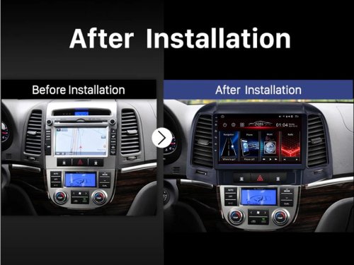 Штатная магнитола FORS.auto FS 4 PRO для Hyundai Santa Fe (4+64Gb, 9") 2006-2012