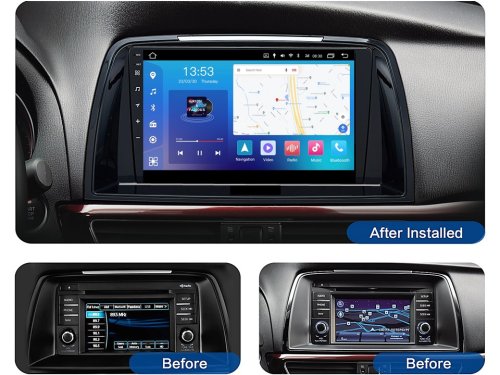 Штатная магнитола FORS.auto FS 4 PRO для Mazda 6 (4+64Gb, 9") 2012-2016