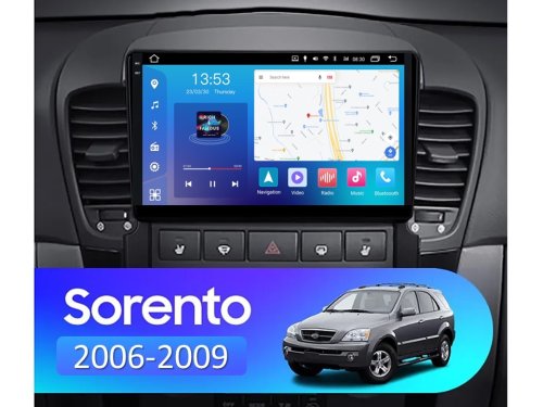 Штатная магнитола FORS.auto FS 4 PRO для Kia Sorento (4+64Gb, 9") 2006-2009