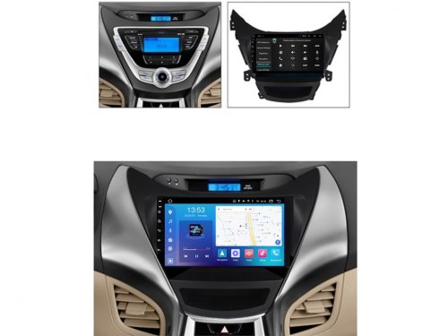 Штатна магнітола FORS.auto FS 6 MAX для Hyundai Elantra (6+128Gb, 9") 2011-2013