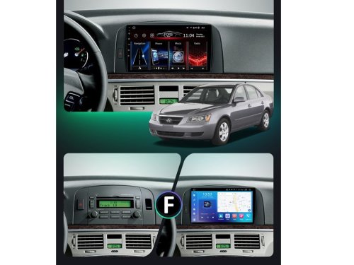 Штатная магнитола FORS.auto FS 6 MAX для Hyundai Sonata/NF (6+128Gb, 9") 2004-2008