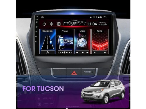 Штатная магнитола FORS.auto FS 6 MAX для Hyundai Tucson/IX35 (6+128Gb, 10") 2009-2012