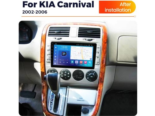 Штатна магнітола FORS.auto FS 6 MAX для Kia Carnival (6+128Gb, 9") 2002-2006