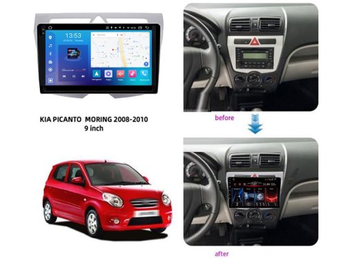 Штатная магнитола FORS.auto FS 6 MAX для Kia Morning/Picanto (6+128Gb, 9") 2008-2010