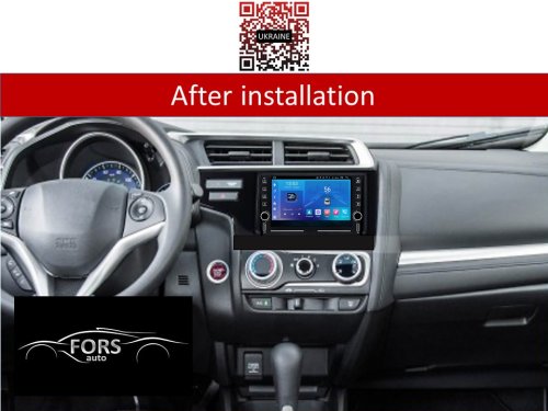 Штатная магнитола FORS.auto K100 для Honda Fit (1+16Gb, 8", Two holes) 2013-2015