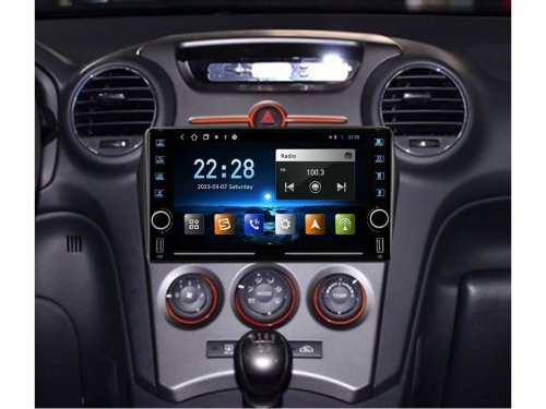 Штатная магнитола FORS.auto K100 для Kia Carens (1+16Gb, 8", Manual AC) 2007-2011