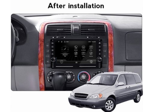 Штатная магнитола FORS.auto K100 для Kia Carnival (1+16Gb, 8") 2002-2006