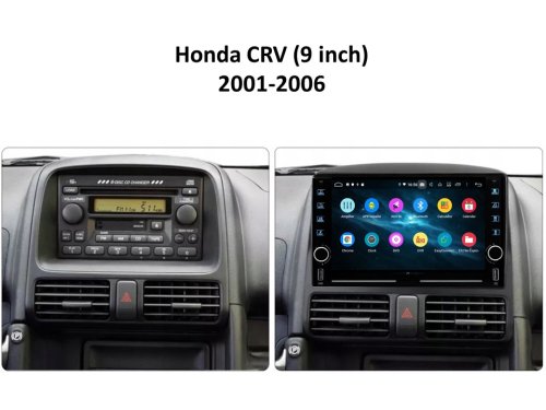 Штатная магнитола FORS.auto K150 для Honda CRV (2+32Gb, 8") 2001-2006