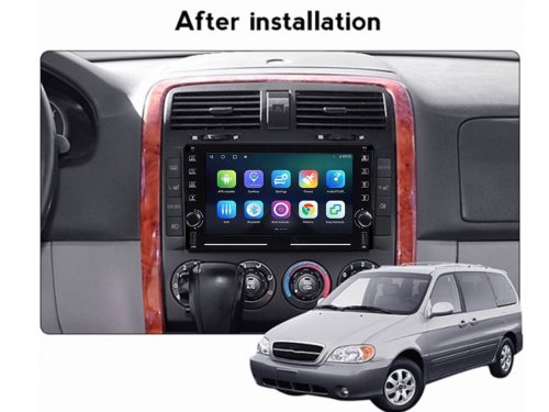 Штатная магнитола FORS.auto K200 для Kia Carnival (2+32Gb, 8") 2002-2006