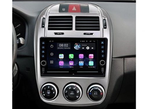 Штатна магнітола FORS.auto K200 для Kia Cerato (2+32Gb, 9", Manual AC) 2005-2012